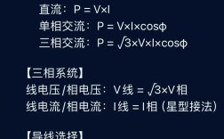 电工电子技术基本公式有哪些？