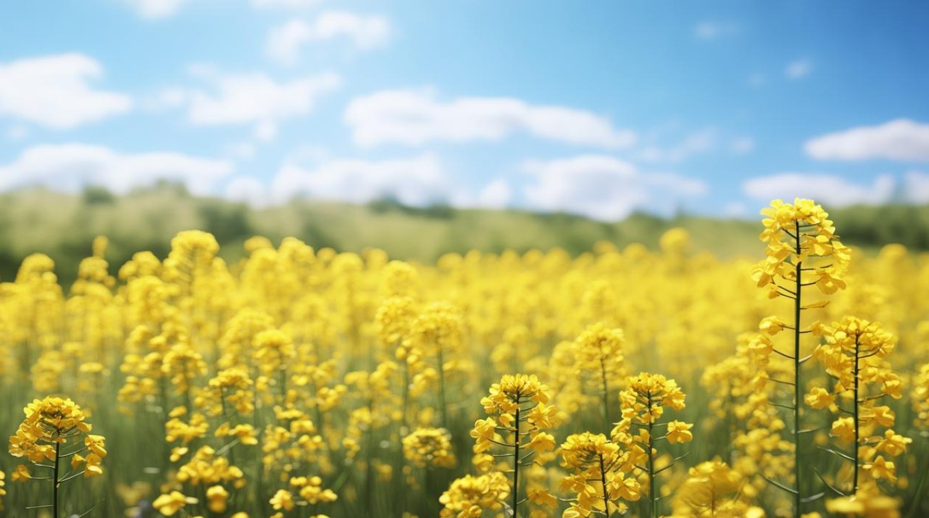 油菜花散文，如何描绘那片金黄的诗意？-图1