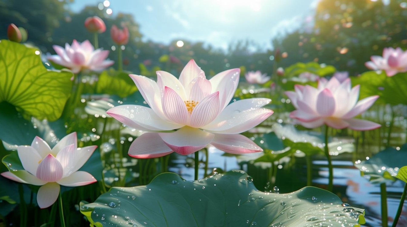 荷花散文中有哪些动人的描写与意境？-图2