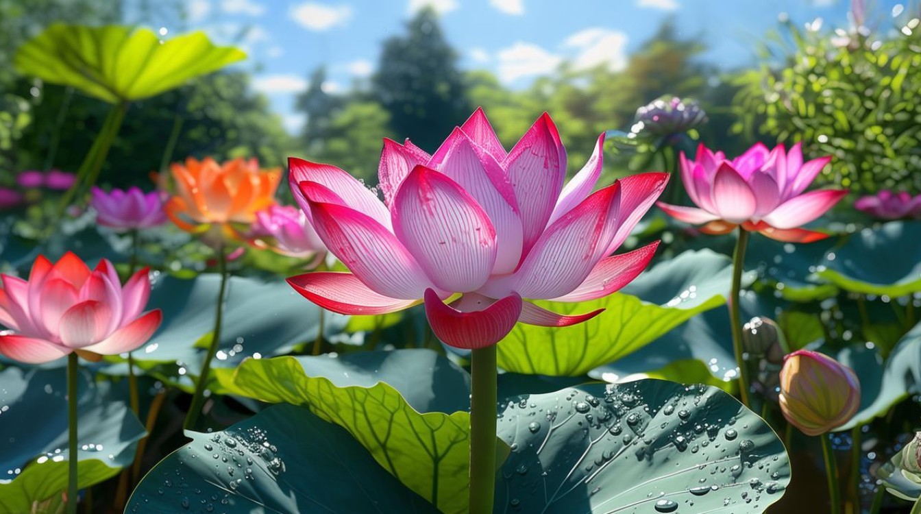 荷花散文中有哪些动人的描写与意境？-图3