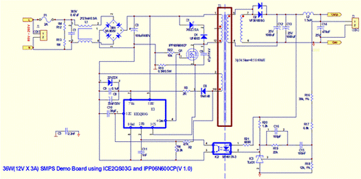 ice2qs03g电源维修方法是什么？-图1