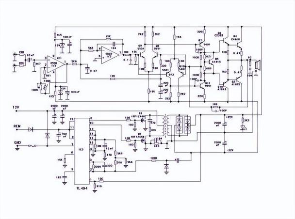hifi音响电路图故障维修-图2