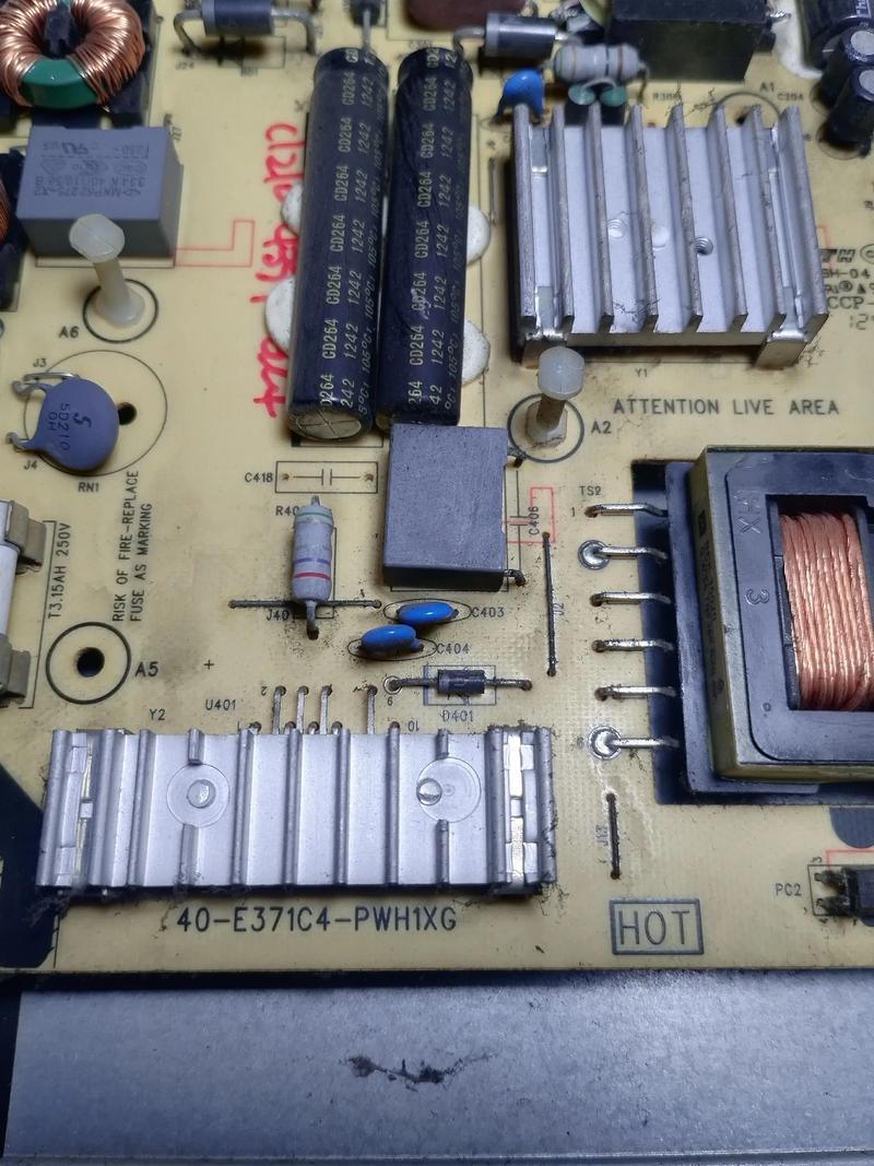 TCL 42D59EDS维修故障怎么解决？-图3