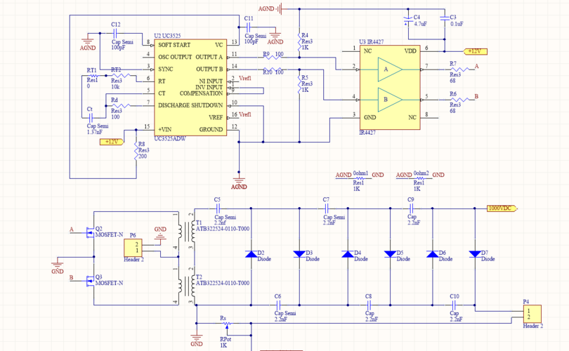 SG3525输出电压低，如何排查维修？-图2