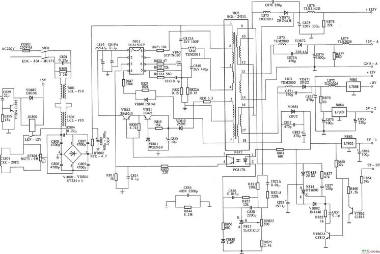长虹pf21366电源维修-图2