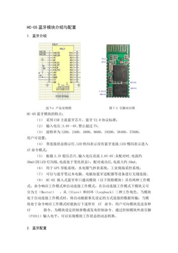 HC-05技术文档核心功能是什么?-图1 HC-05技术文档核心功能是什么?-图1