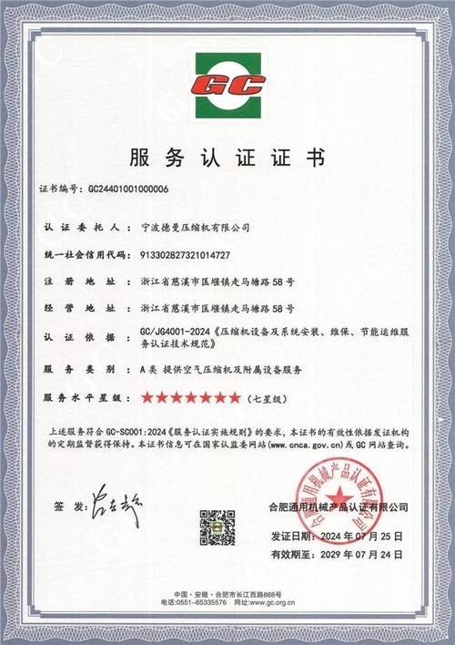 空压机节能中国示范品牌有何独特优势？-图3