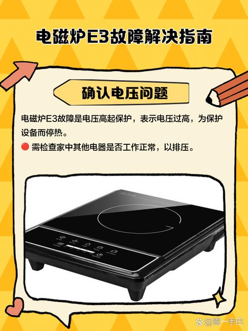 电磁炉e3故障怎么修?-图1 电磁炉e3故障怎么修?-图1