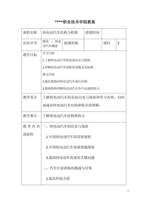 中级汽车维修工实训教案,如何高效提升实操技能?-图3 中级汽车维修工实训教案,如何高效提升实操技能?-图3