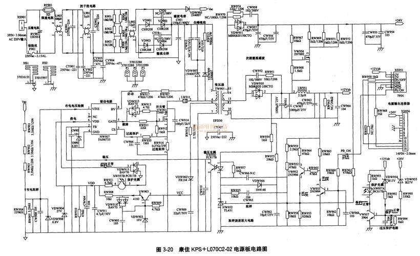康佳二合一电源怎么修？关键点在哪？-图1