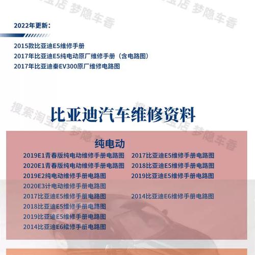 比亚迪e6电路维修手册核心要点有哪些？-图1