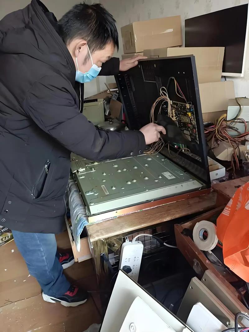 彩电场扫描线性故障如何维修？-图1