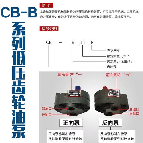 齿轮泵品牌CB-B4质量如何？-图3