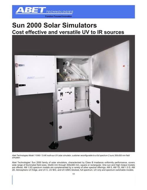 国外太阳模拟器品牌有哪些？-图1