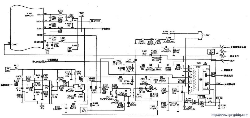 海信彩电行输出电路故障如何检修？-图1
