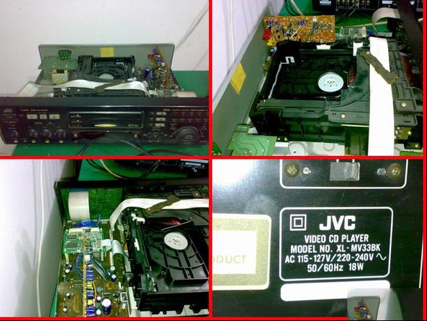 JVC三碟VCD维修故障何在?-图1 JVC三碟VCD维修故障何在?-图1