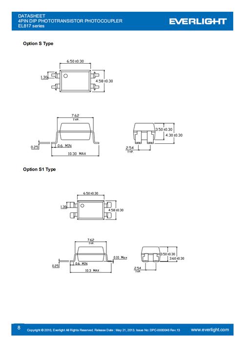 光耦817c的关键技术参数有哪些？-图1